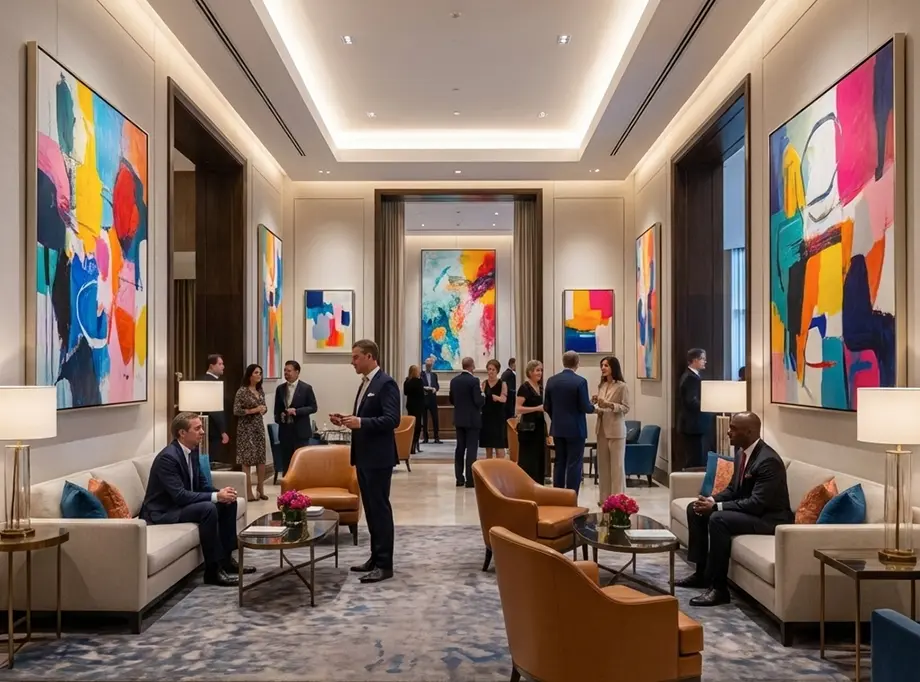 noleggio opere arte alberghi ristoranti