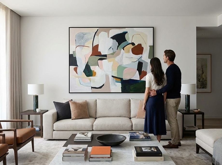 Galleria opere d'arte casa